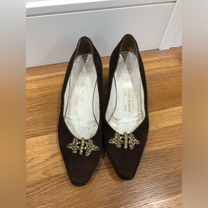 Authentic Vintage Bruno Magli Brown Leather Shoes